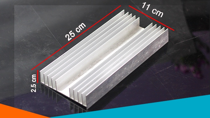 Tản nhiệt nhôm 10 cánh