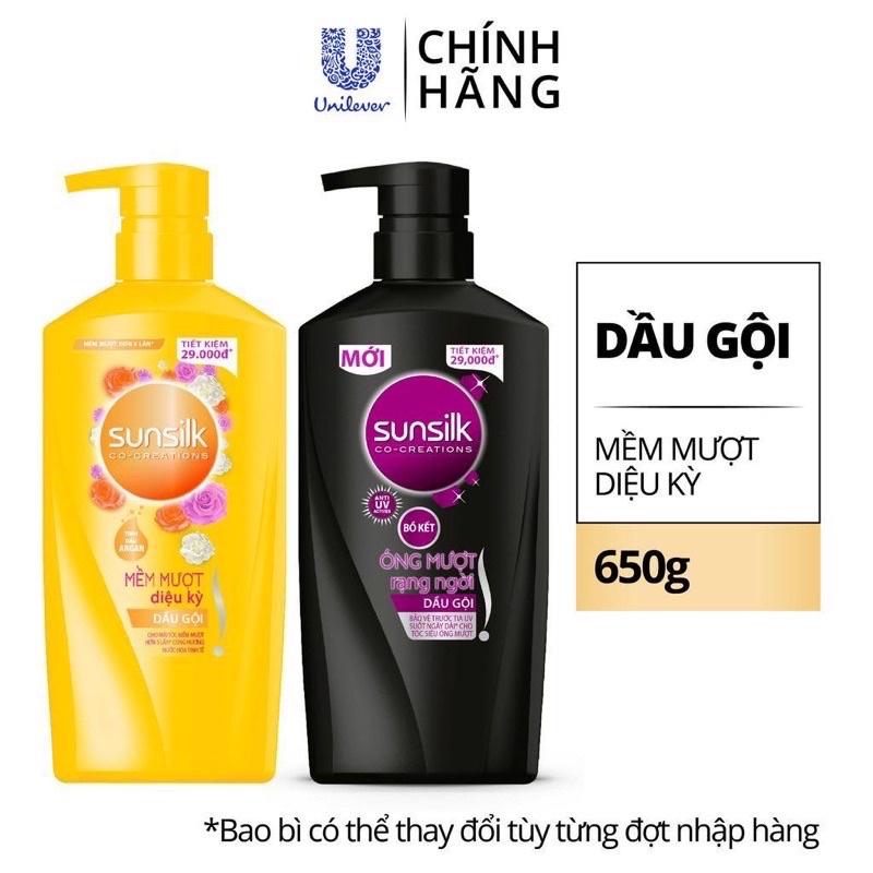 DẦU GỘI SUNSILK CHÍNH HÃNG