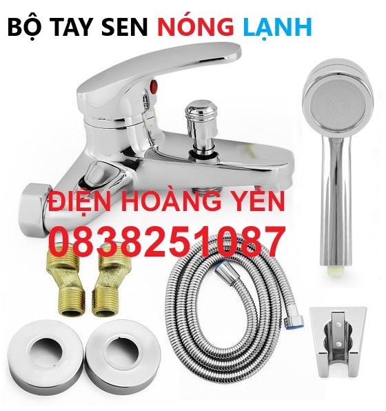 Trọn Bộ Vòi Sen Tắm Nóng Lạnh - Củ Sen + Dây Sen + Tay Sen Tăng Áp