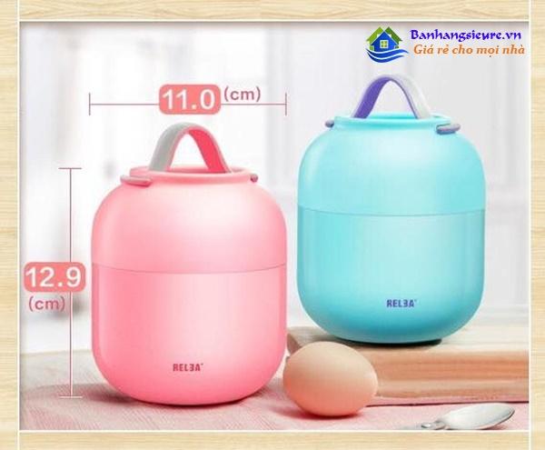 Bình Ủ cháo Giữ Nhiêt RELEA HELLO Cao Cấp 500ml