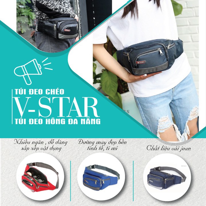 Túi Đeo Hông Đeo Bụng Đa Năng  Vstar