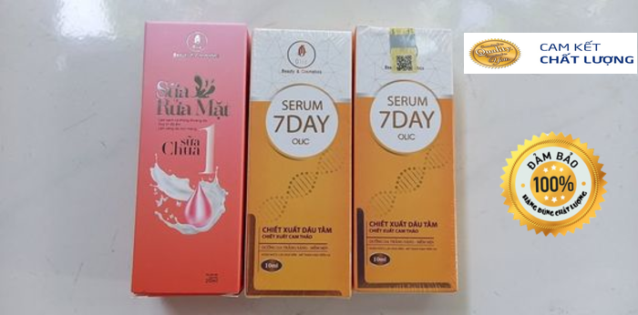 COMBO 2 CHAI HUYẾT THANH TRUYỀN TRẮNG OLIC 7 DAY + TẶNG 1 CHAI SỮA RỬA MẶT OLIC( dưỡng trắng da chuyên sâu, bao tetx hàng, đủ tem)