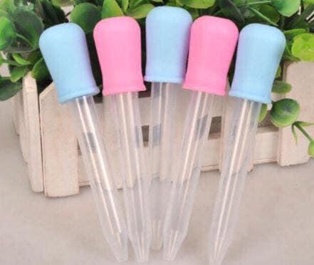 5 ống hút sữa, bón thuốc cho bé 5ml
