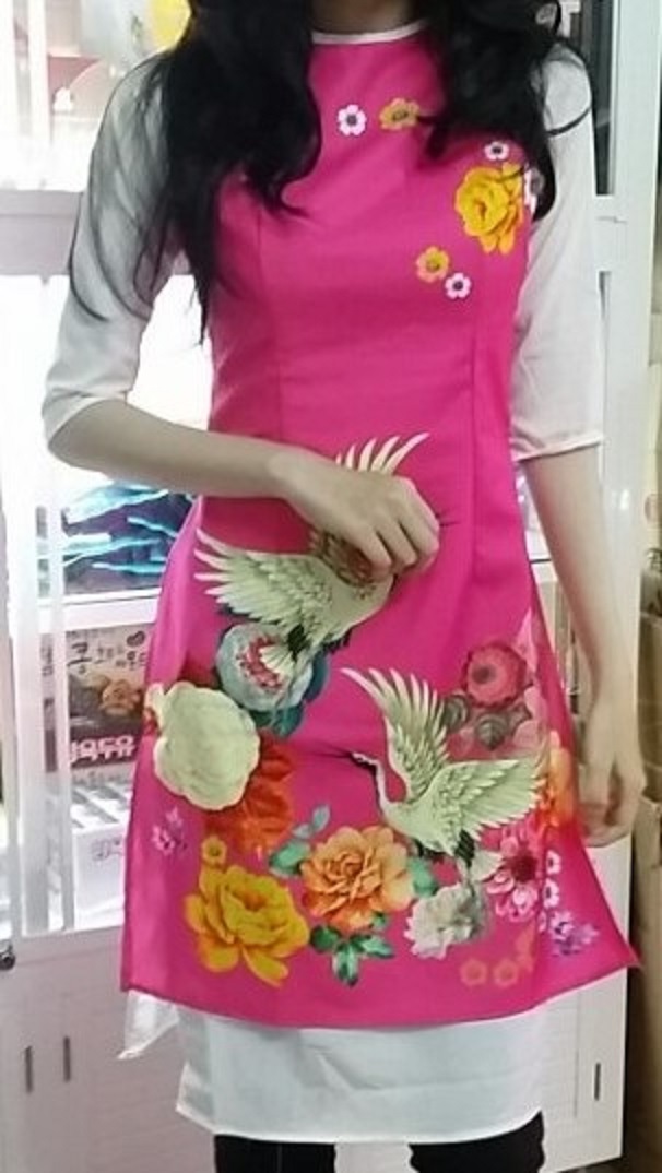 Áo dài cách tân 2 lớp Cao Cấp