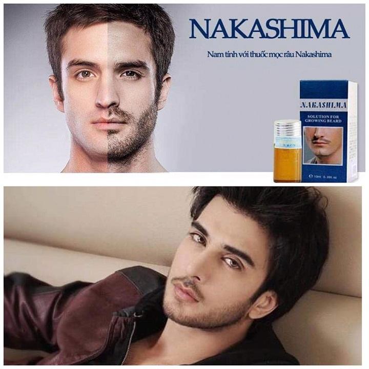 [HCM]Kích Thích Mọc Râu Nakashima Nhật 10ml