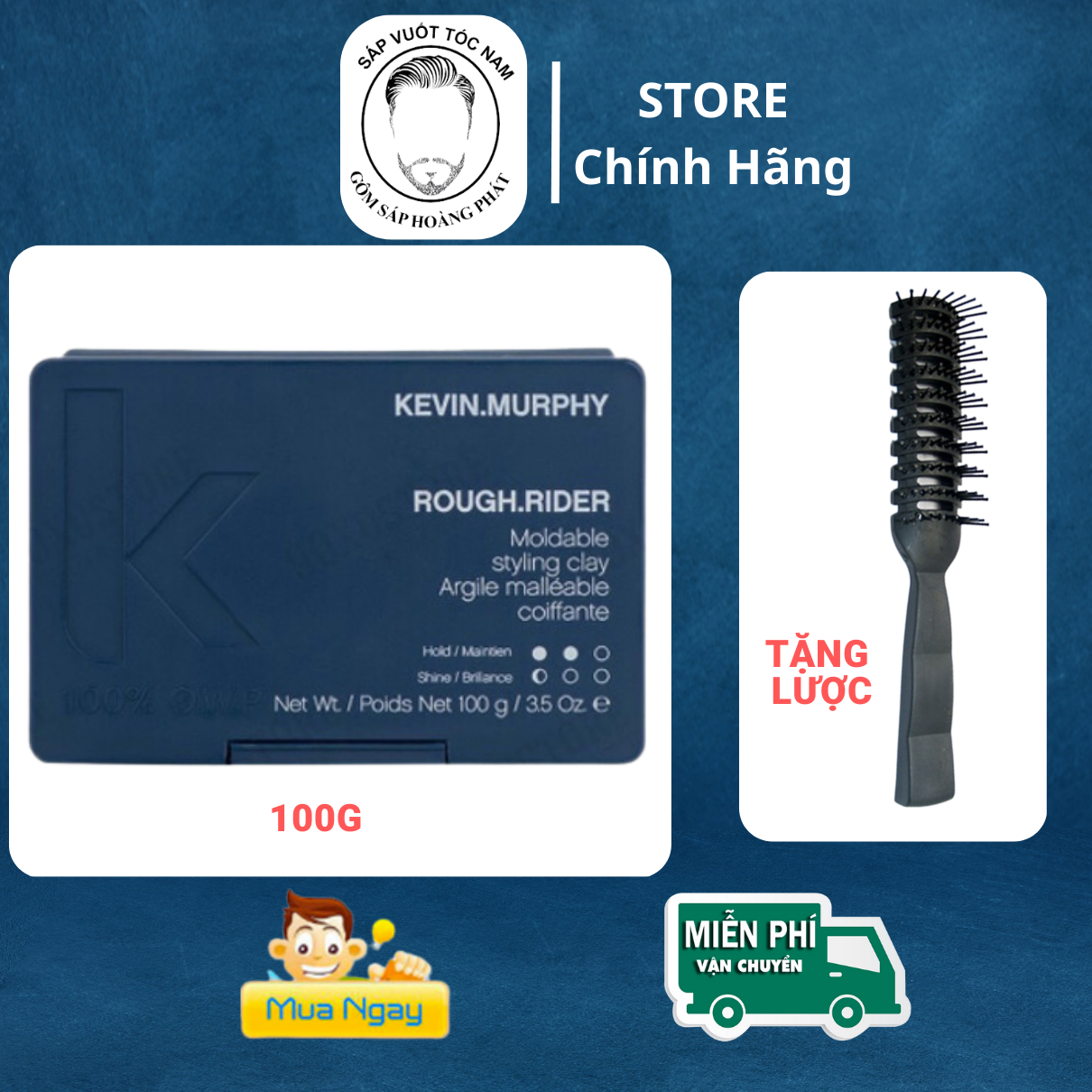 Sáp Vuốt Tóc Nam Cao Cấp Kevin Murphy Rough Rider
