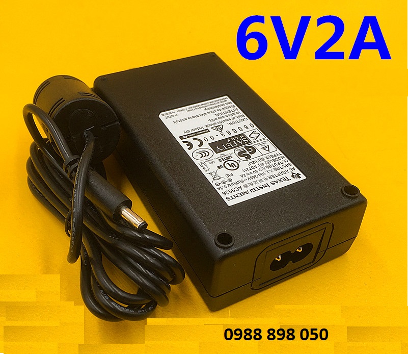 Adapter dc 6v 2a