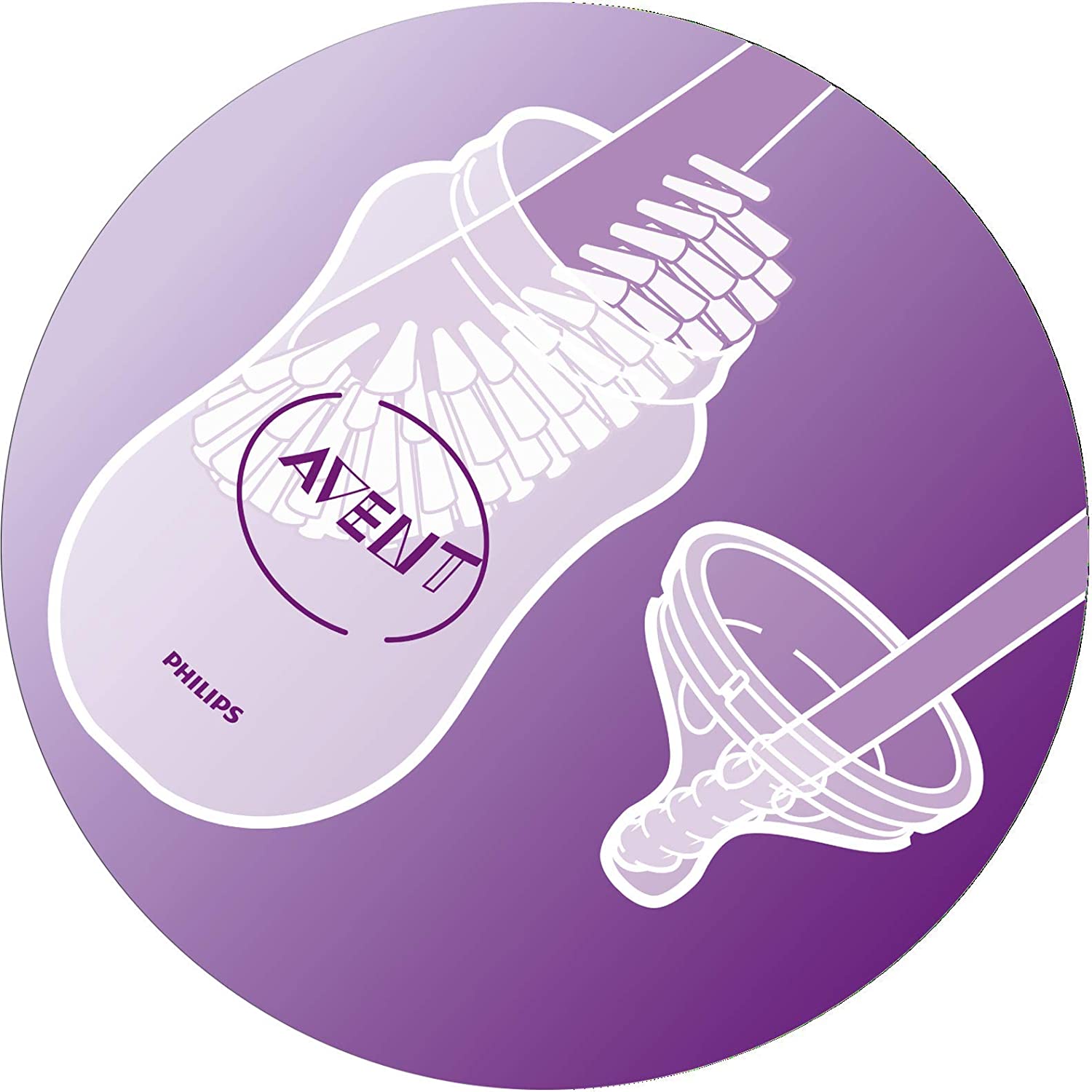 Núm ti Philips Avent Natural cổ rộng đủ size