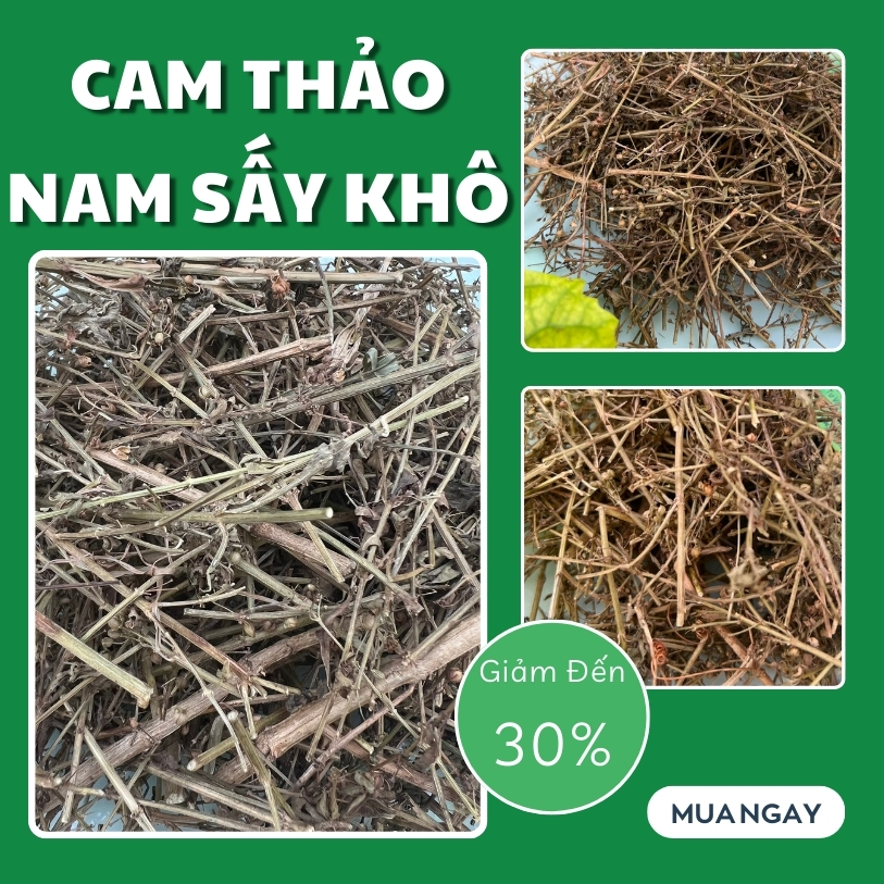 [Hàng mới về] Cam thảo nam sấy khô 500g - Tấn Phát - Chuyên dùng để pha trà và sắc nước uống
