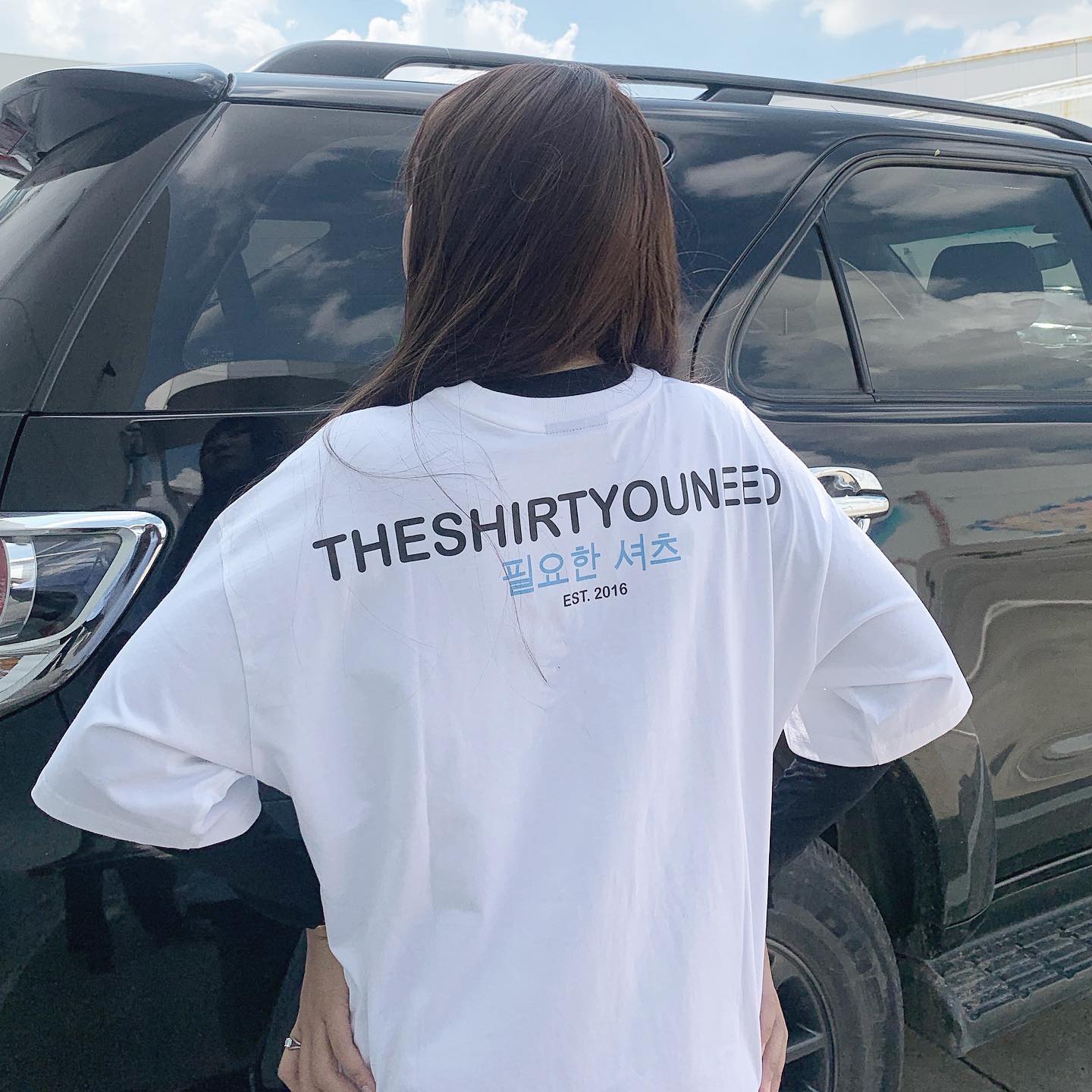 Áo thun TSUN Sig 1 - White unisex nam nữ