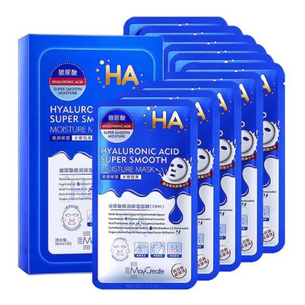 [Hộp 20 Miếng] Mặt Nạ HA MayCreate Dưỡng Da Làm Dịu Làn Da
