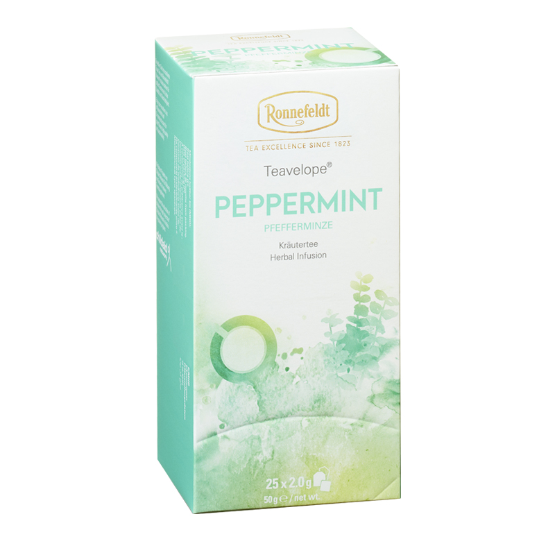 [HCM][HÀNG CHÍNH HÃNG] Trà Túi Lọc Trà Ronnefeldt tea - Teavelope Peppermint 1 hộp / 25 Sachets