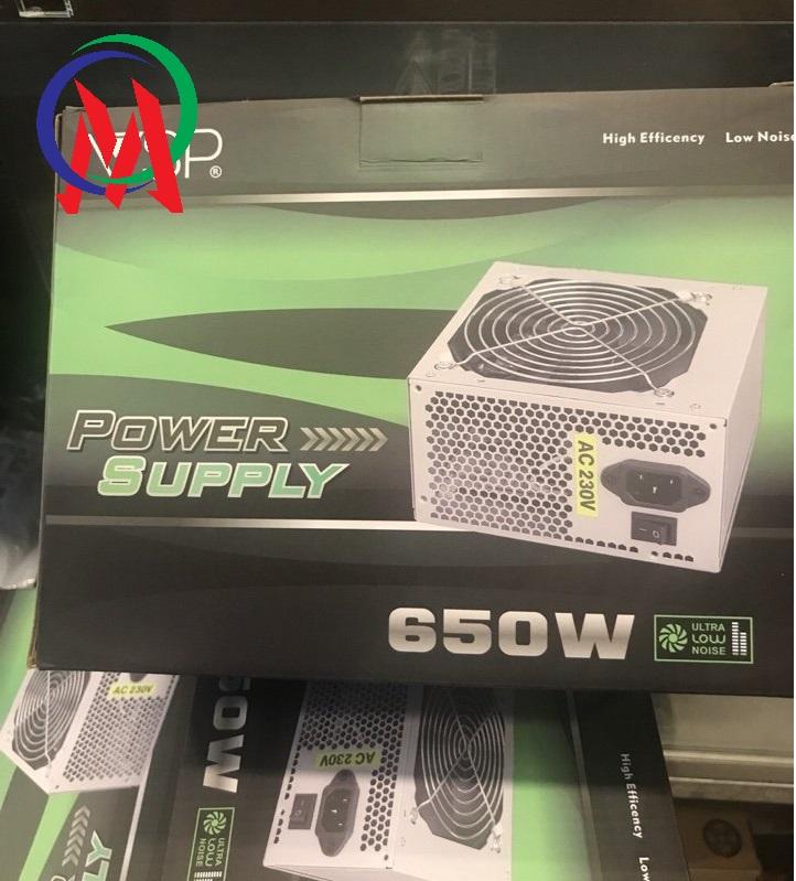 [BẢO HẢNH 36 THÁNG TẶNG KÈM DÂY NGUỒN] Nguồn VISION 650W fan 12cm sata  FULL BOX