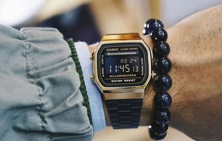 casio a168 black