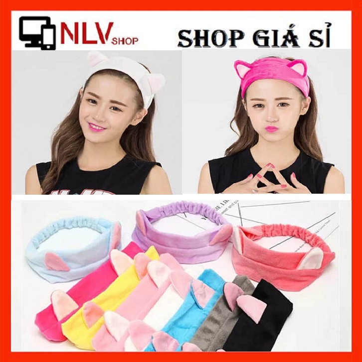 Băng đô tai mèo siêu dễ thương