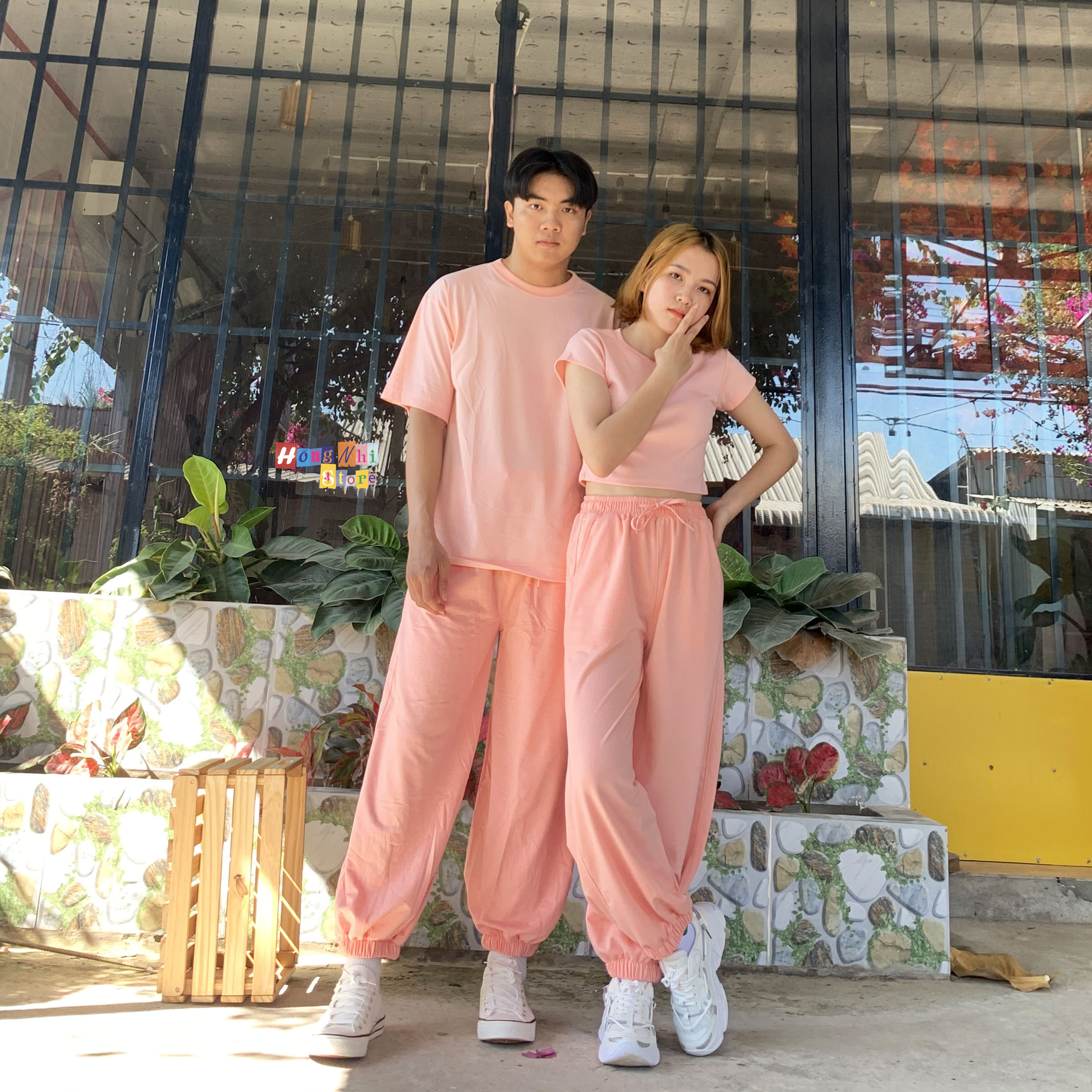 Quần Jogger Basic Pant Ulzzang Unisex Jogger Trơn Bo Lai - MM