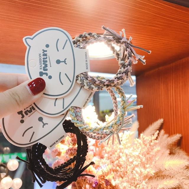 SET 03 CỘT TÓC ĐAN DÂY TEM MÈO JEWEL