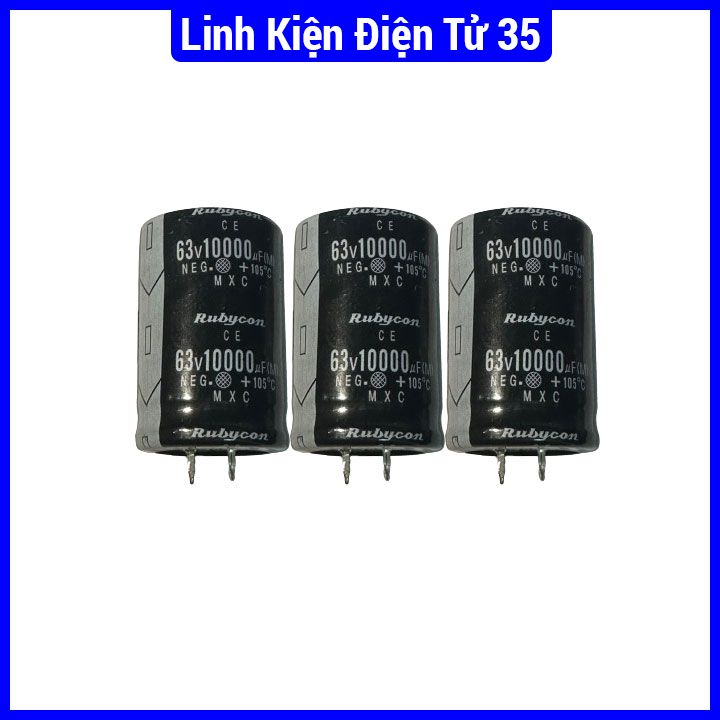 Tụ hoá phân cực 63V điện dung 1000uF
