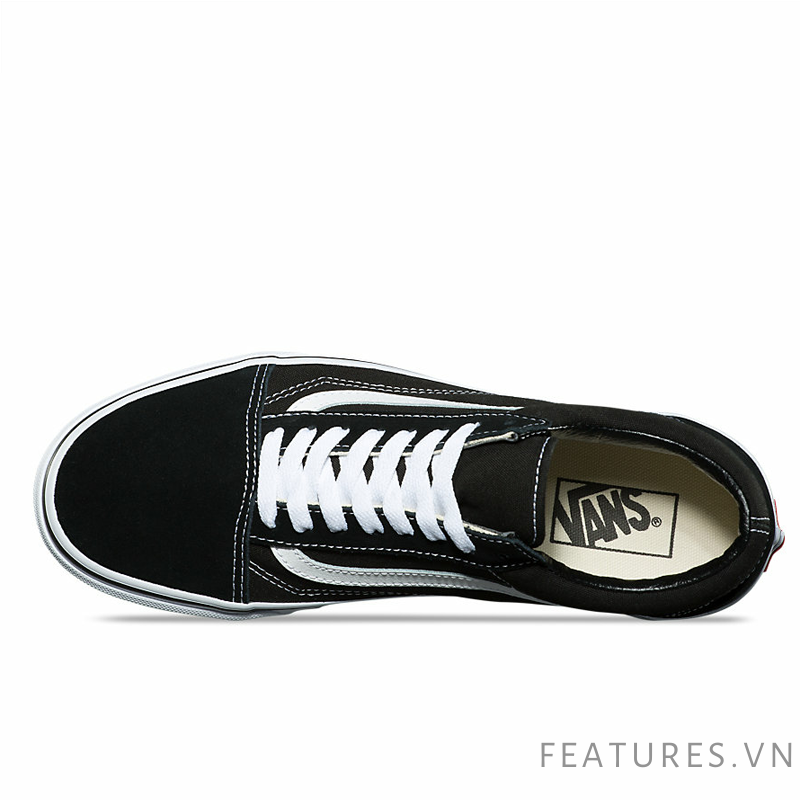 [GIÀY CHÍNH HÃNG] Vans Old Skool Black White Ship US