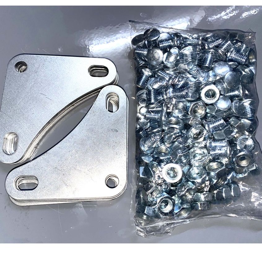 Ốc bắt kệ sắt v lỗ (Combo 50 con ốc ) Đa năng