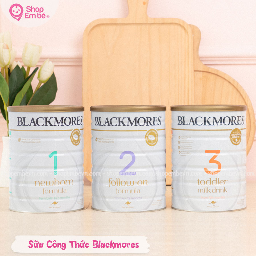 HÀNG CHUẨN Sữa Bột Blackmores Úc Số 1, 2, 3 Cho Bé 900gr