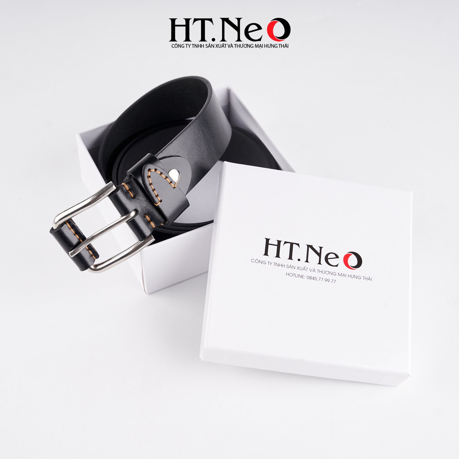 (DA  100%) Dây Lưng /Thắt Lưng Cao Cấp Thương Hiệu HT.NeO DL28