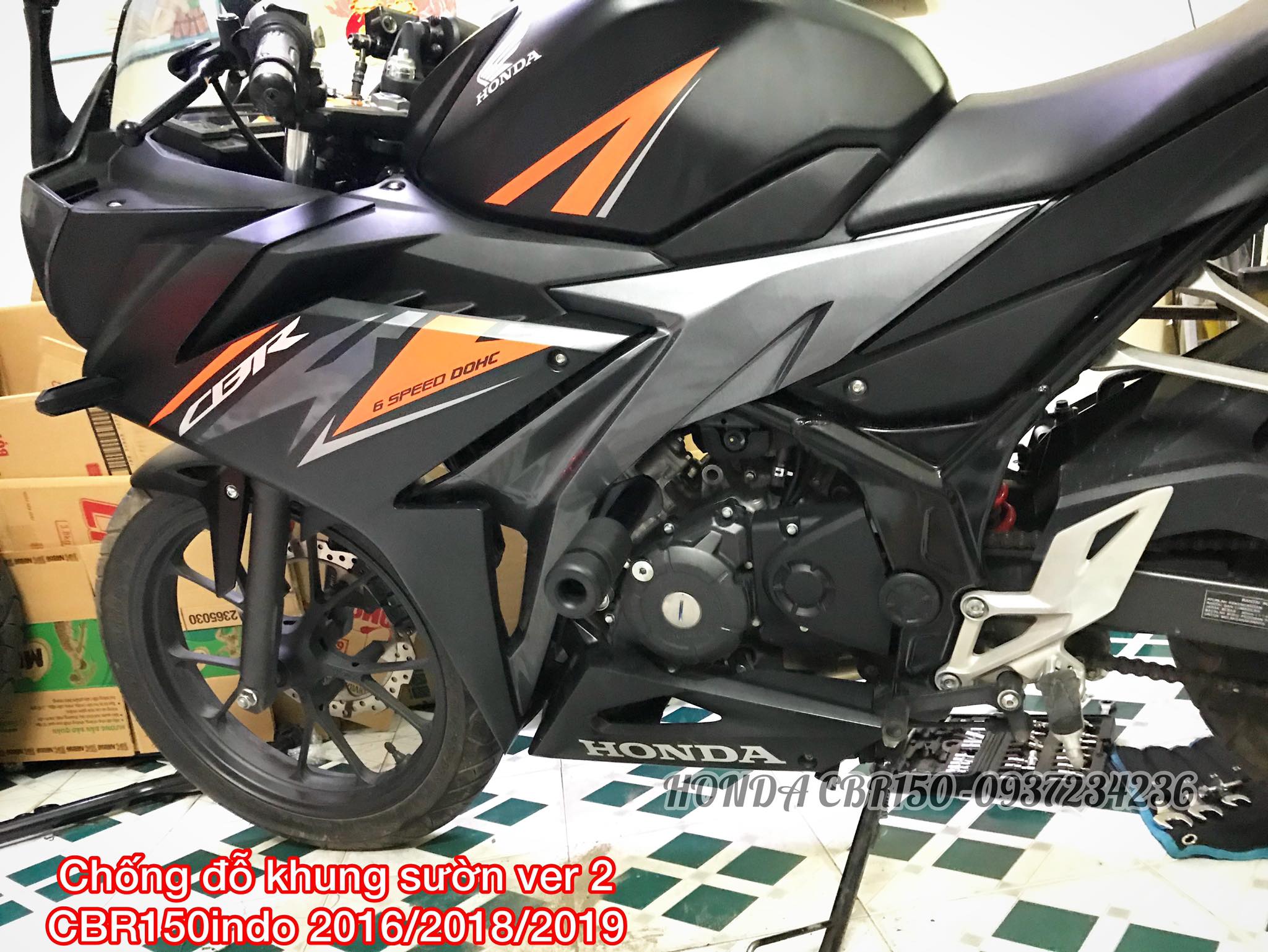 [HCM]CHỐNG ĐỔ GTR CHO CBR150R CB300R