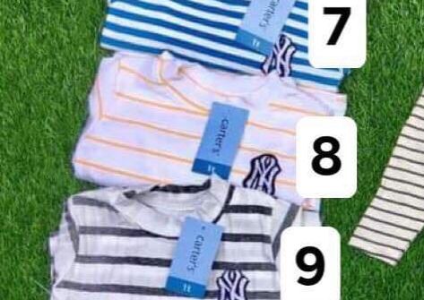 MÀU 1-6: bộ len tăm kẻ siêu đẹp cho bé trai, bé gái - bltk