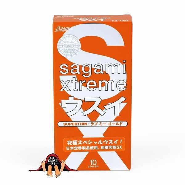 Bao cao su Siêu mỏng Cao cấp Sagami Xtreme Super Thin 10 bao