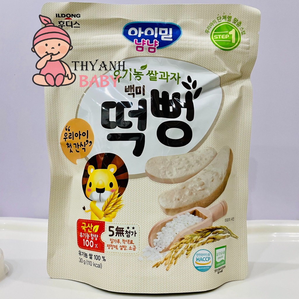 Bánh Gạo Hữu Cơ Ildong Hàn Quốc Cho Bé