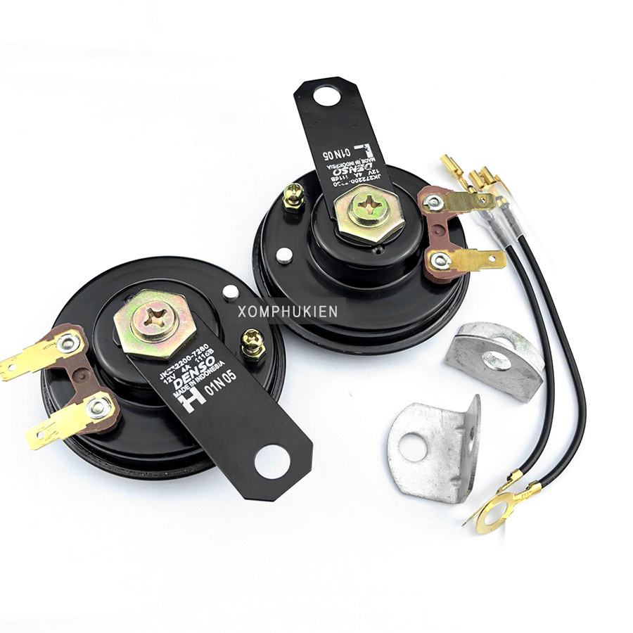 Kèn Xe Máy Hình Tròn 12V Độ Chế, Trang Trí Xe