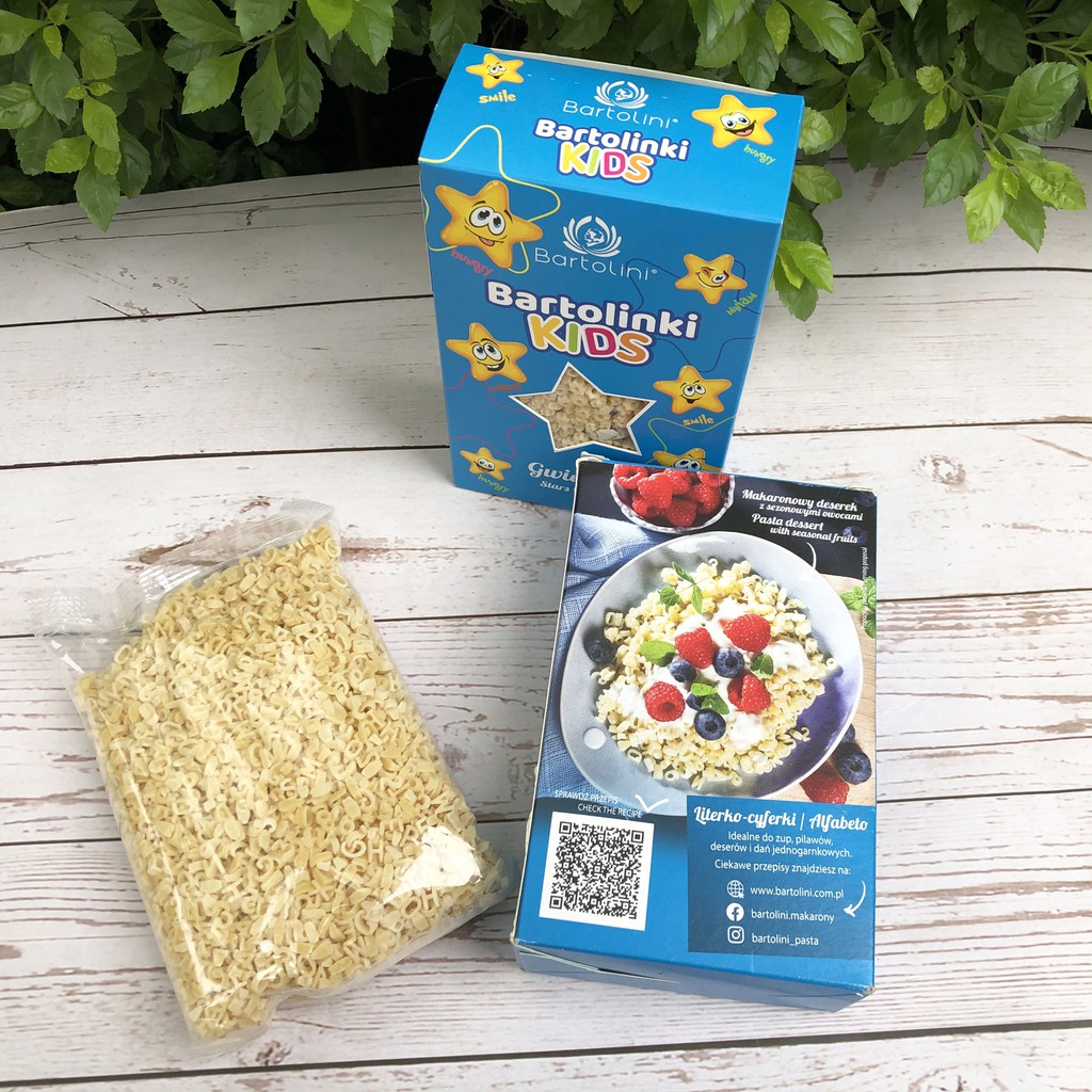 Mì nui cho bé hình ngôi sao Bartolini 250g