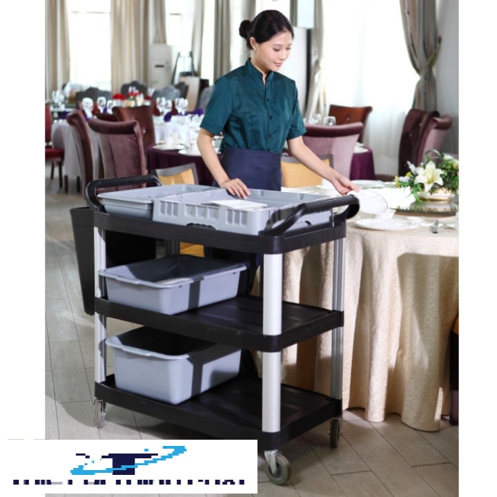 XE ĐẨY PHỤC VỤ 3 TẦNG BẰNG NHỰA