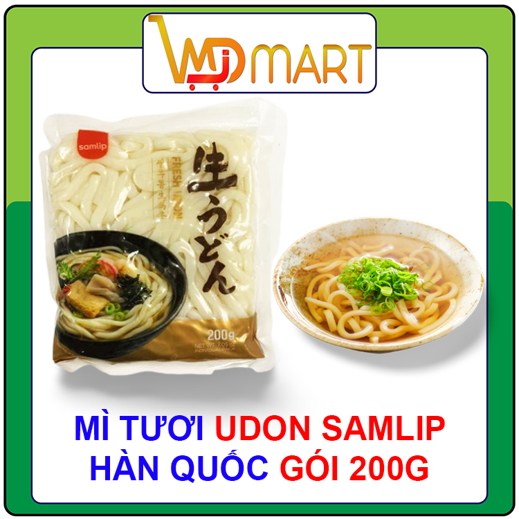Mì tươi udon samlip Hàn quốc 200g/gói