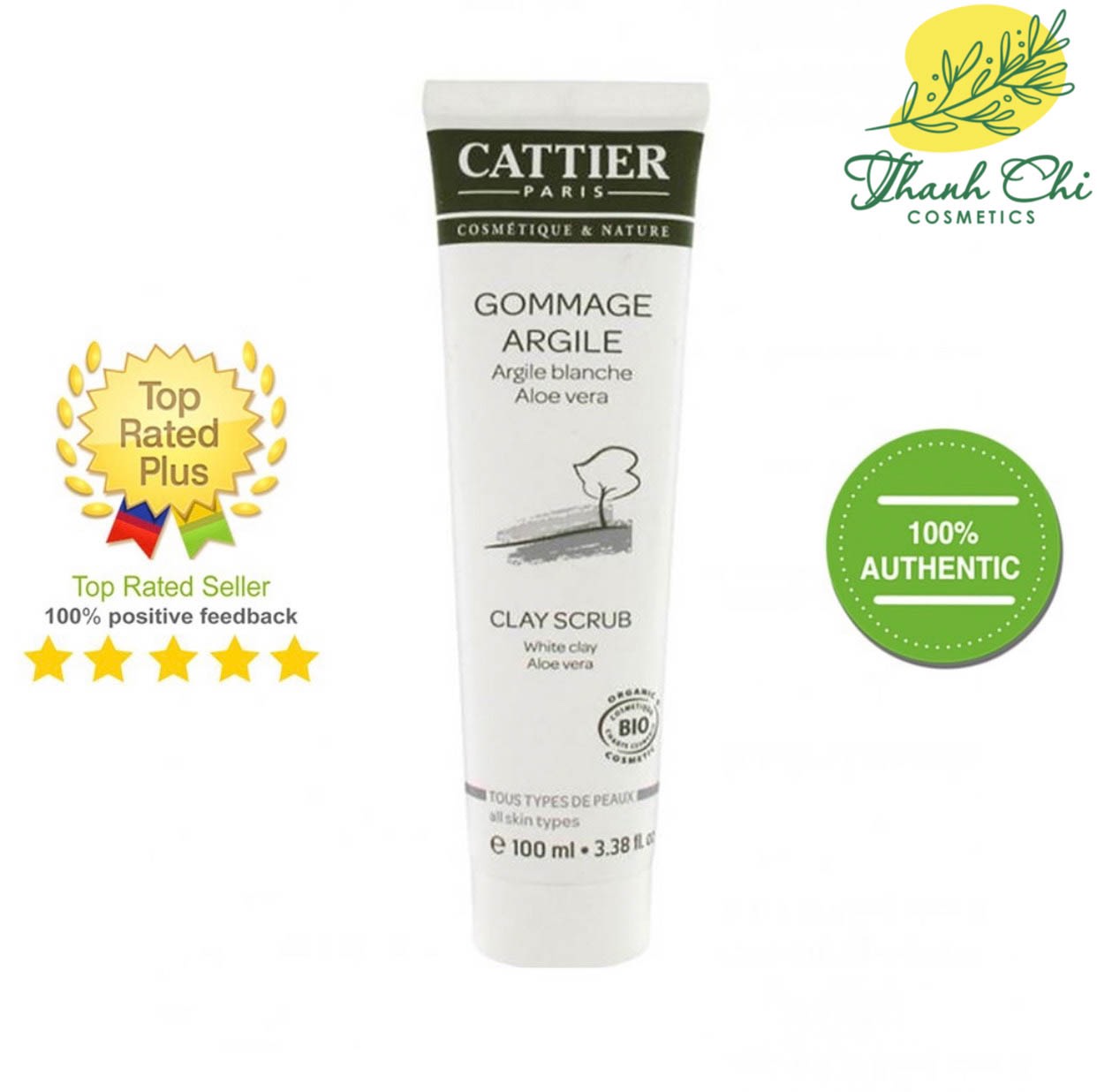 [SALE CHÍNH HÃNG] -Tẩy da chết Cattier 100ml