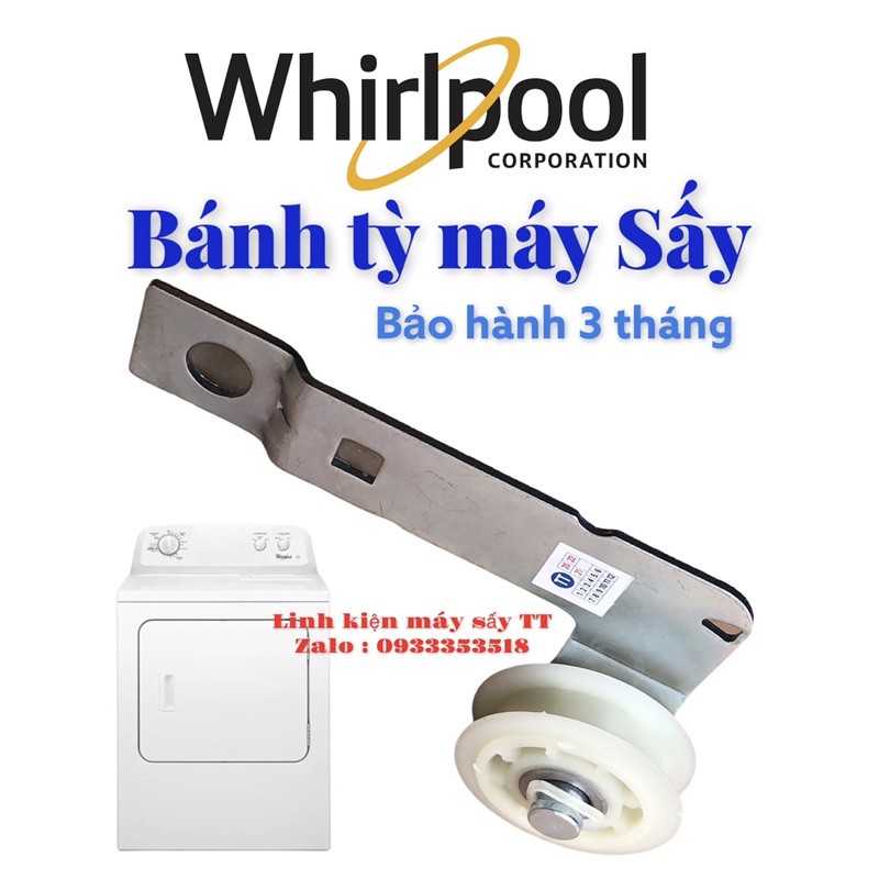 [HCM]Bánh tỳ Whirlpool căng dây máy sấy