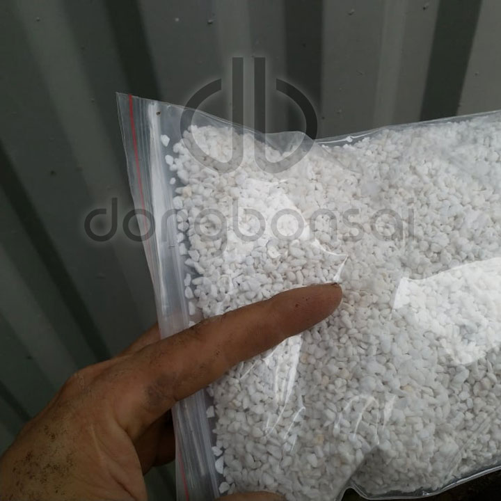Đá perlite- Đá trân châu- Sỏi nhẹ size 3-5mm túi 1 lít