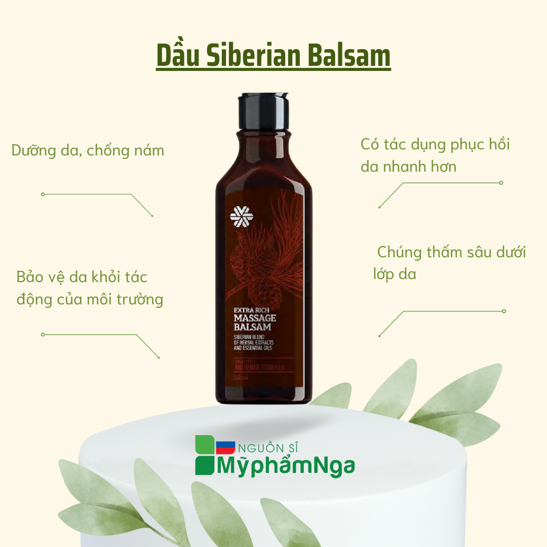 Dầu Siberian Balsam đa công dụng