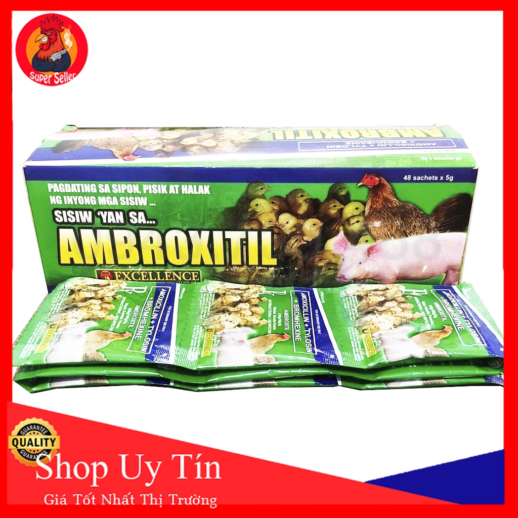 Combo 5 Gói Úm Gà Ambroxitil Nhập Khẩu Philipines