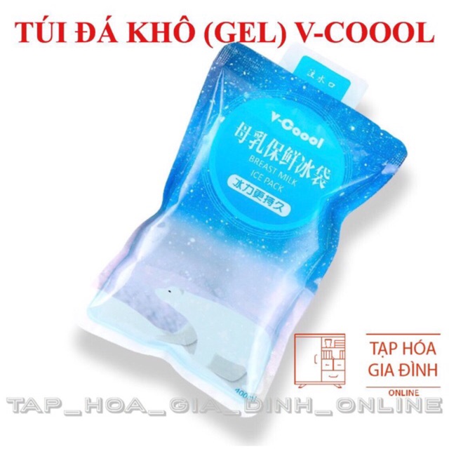 Túi đá khô V-Coool giữ lạnh sữa mẹ, thực phẩm cho bé