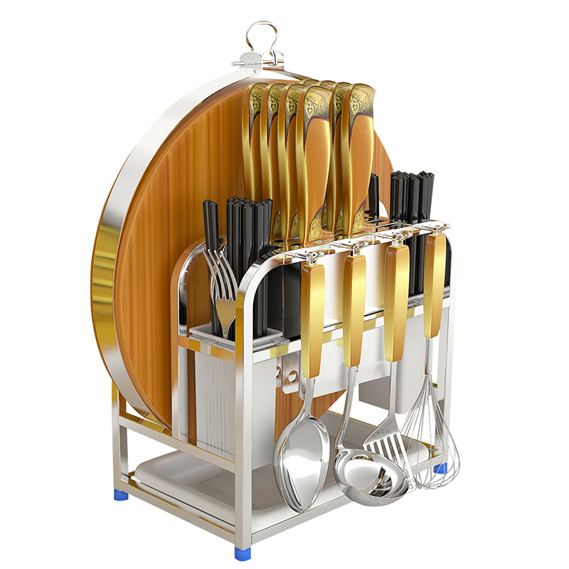 Kệ Để Dao Thớt Đũa Inox Đa Năng Tiện Dụng