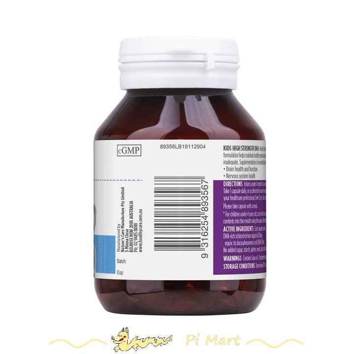 DHA Kid Healthy Care 60v cho bé