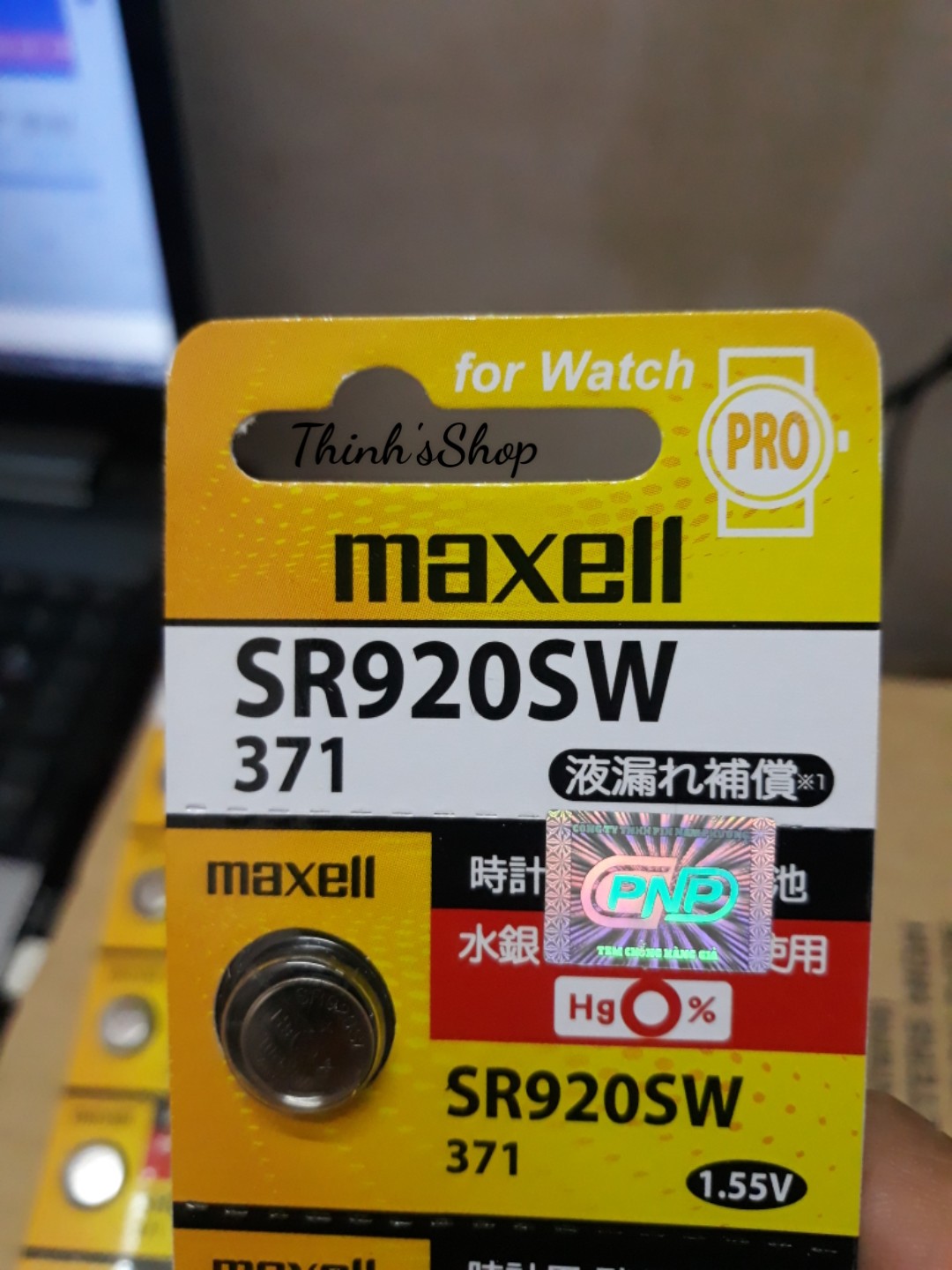 Pin đồng hồ Maxell SR920SW SR920 371 Hàng chính hãng Made in Japan