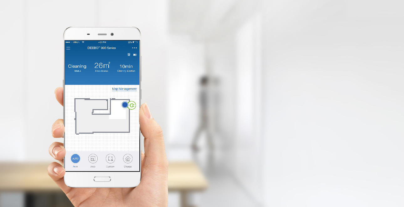 [Trả góp 0%]Robot hút bụi Ecovacs Deebot 900