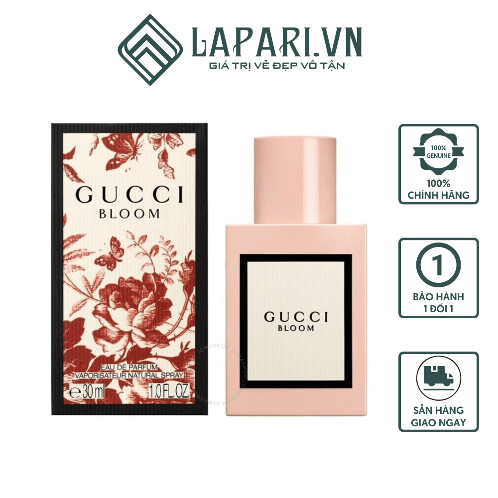 Nước Hoa Nữ Gucci Bloom EDP Hương Thơm Nồng Nàn Bền Mùi Phù Hợp Dùng Cho  Ban Ngày 30ml 