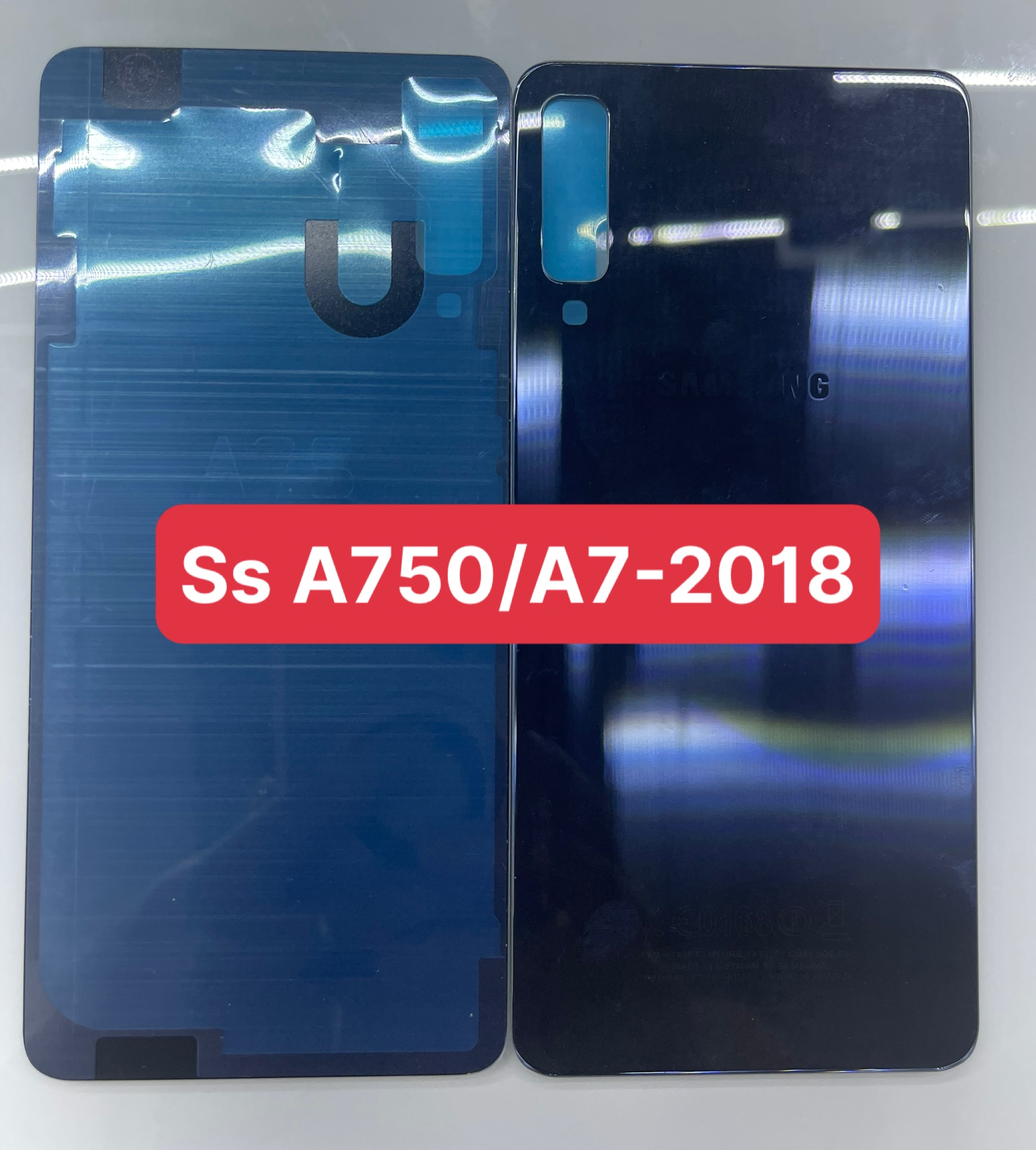 kính lưng( nắp lưng sau) zin hãng sam sung SM -A750/ A7 2018