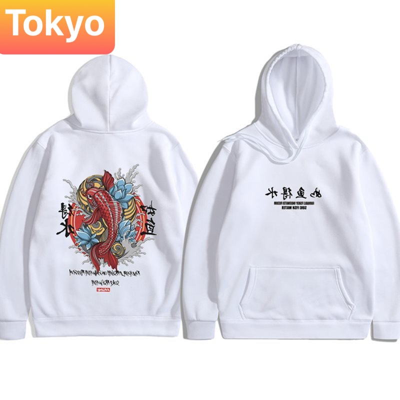 ÁO KHOÁC HOODIE NAM NỮ UNISEX CHẤT NỈ SIÊU SANG CÁ CHÉP ĐỎ NỈ DÀY PHOM RỘNG NHẬT BẢN HOT TREND CHỐNG LẠNH, NẮNG NÓNG, THU ĐÔNG NHẬT BẢN CAO CẤP - TOKYO FASHION