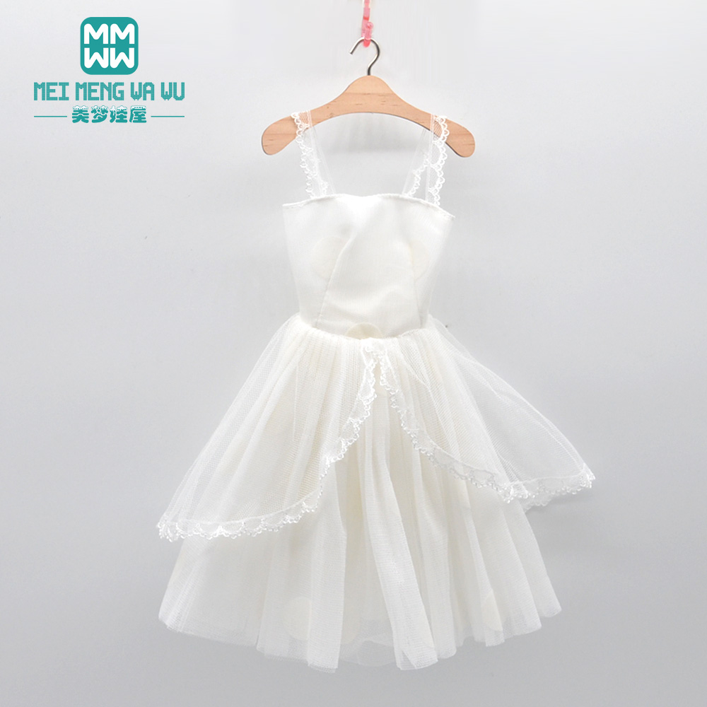 Bjd búp bê quần áo 58-60cm 13 thời trang dd sd búp bê đồ chơi bóng ghép nối búp bê thời trang ren dress đen, trắng, hồng, đỏ