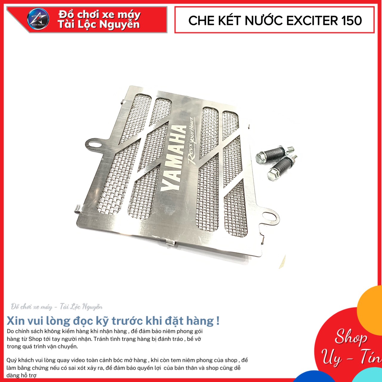 Che két nước inox 304 cho exciter 150