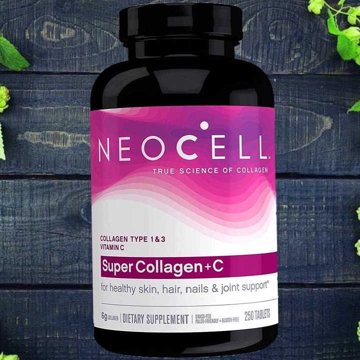 Collagen Neocell  SUPER COLLAGEN +C dạng viên và dạng bột